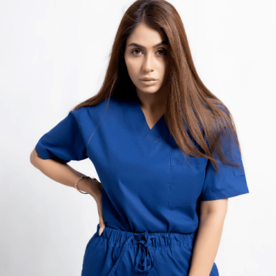 women`s medical scrub set