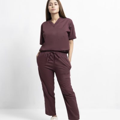 cotton 100% scrub trouser for women