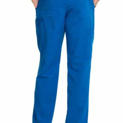 unisex blue scrub trouser with 4 pockets