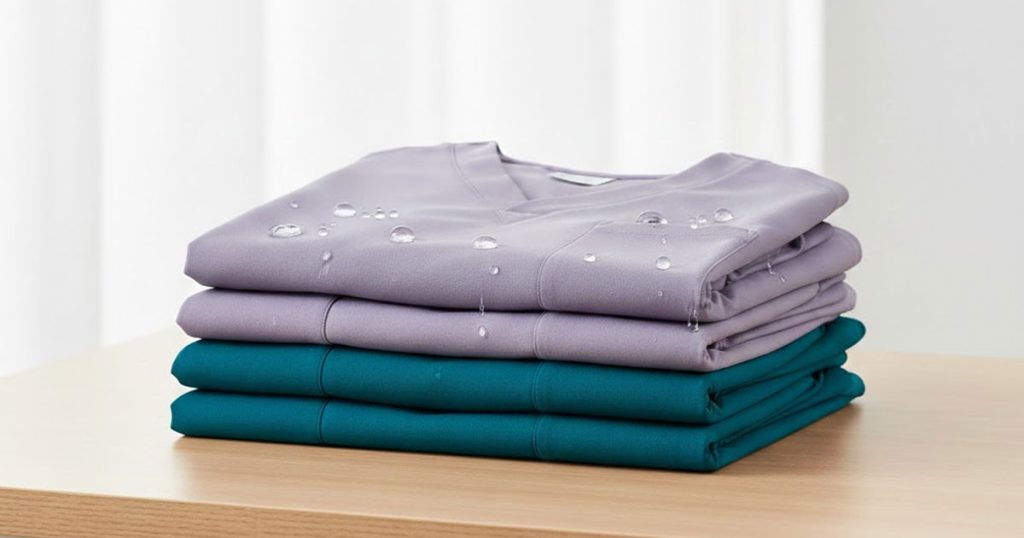 Can Antimicrobial and Stain-Resistant Features Be Combined in Medical Scrubs?