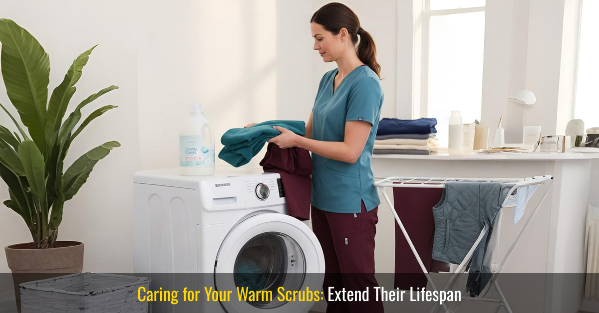 caring for your warm scrubs