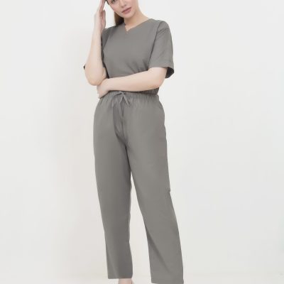 cotton 100 % scrub top and trouser front 2