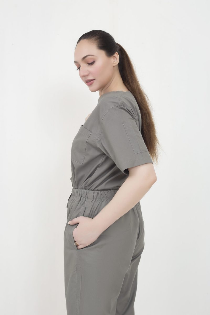 Cotton 65%, Polyester 35% Scrub Top